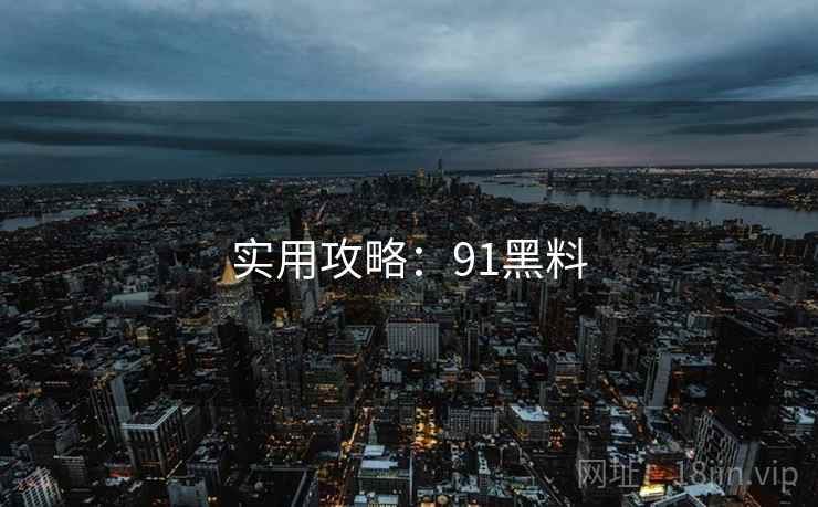 实用攻略：91黑料  第2张