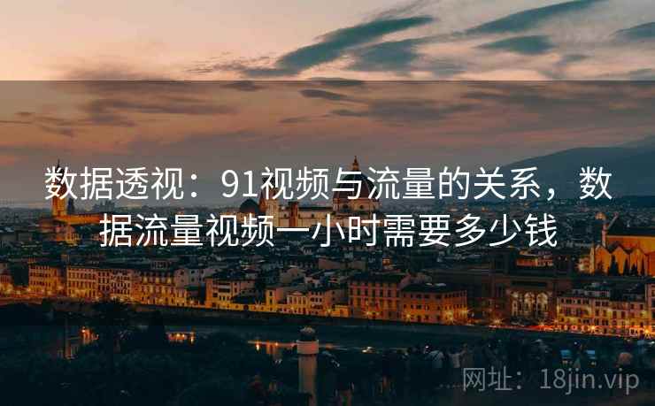 数据透视：91视频与流量的关系，数据流量视频一小时需要多少钱  第2张