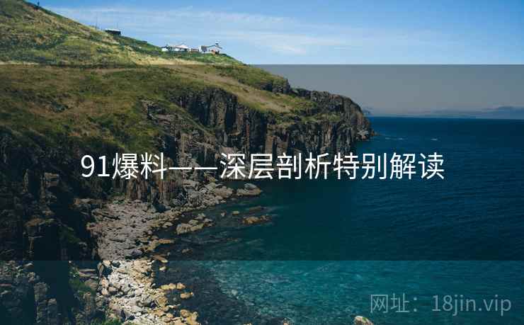 91爆料——深层剖析特别解读  第2张