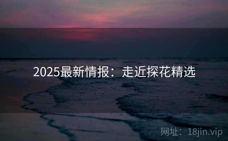 2025最新情报：走近探花精选  第2张