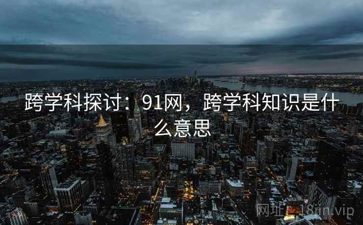 跨学科探讨：91网，跨学科知识是什么意思  第1张