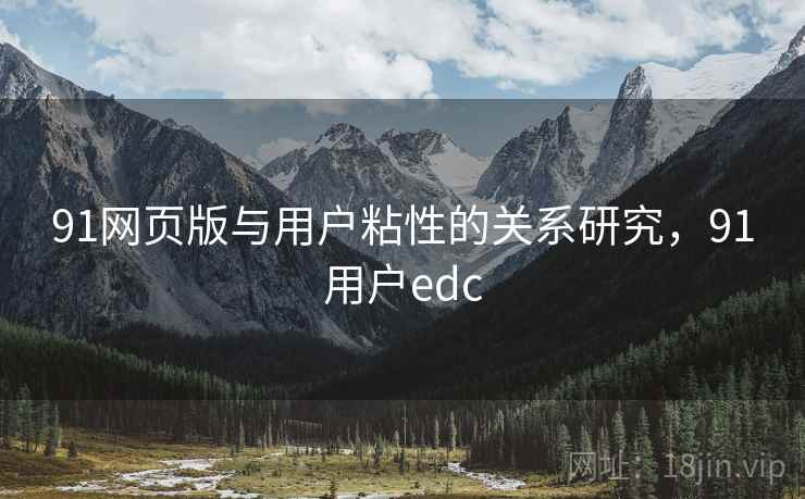 91网页版与用户粘性的关系研究，91用户edc  第2张
