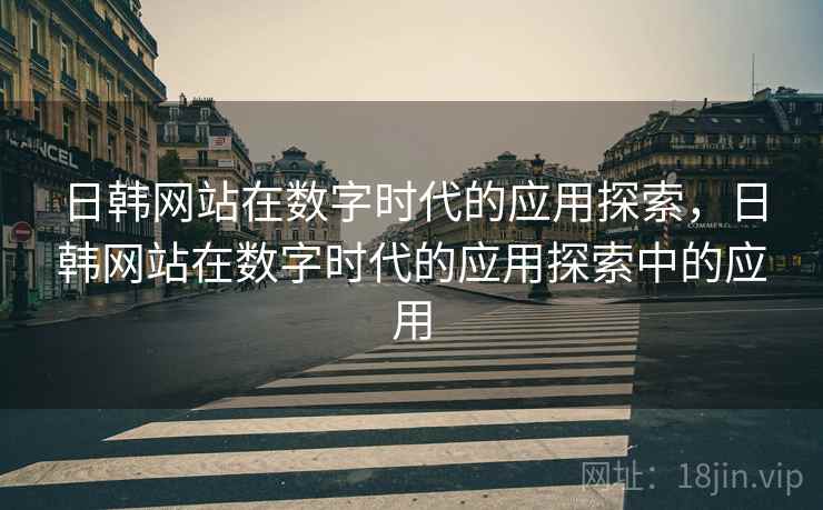 日韩网站在数字时代的应用探索，日韩网站在数字时代的应用探索中的应用  第1张